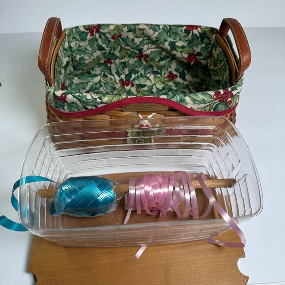 Longaberger Christmas Collection 2002 Edition Traditions Basket Combo VTG - Picture 9 of 13